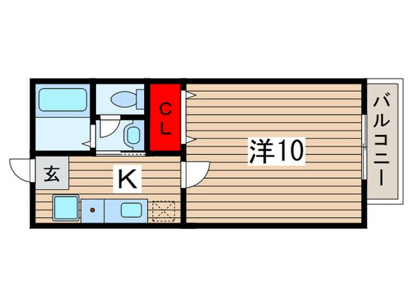 パインビレッジの物件間取画像